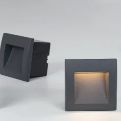 Lampa schodowa LED 1W grafitowa na zewnątrz (E246-G) - Zambelis