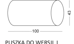 Lampa Schodowa LESEL 009 L (100901309) - Elkim Lighting
