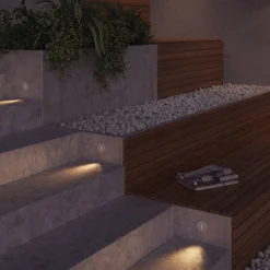 Lampa schodowa Lock (O014SL-L3W3K) - Maytoni