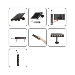 Lampa Solarna Talent 8W 4000K IP65 (EKO8328) - Eko-Light