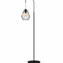 Lampa stojąca CLIFF BLACK 1xE27 (MLP5528) - Milagro