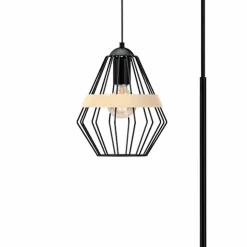 Lampa stojąca CLIFF BLACK 1xE27 (MLP5528) - Milagro
