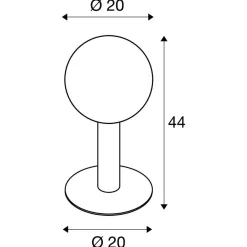 Lampa Stojąca GLOO PURE 44 Pole (1002000) - SLV