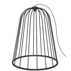 Lampa stojąca ogrodowa no. moon O - Czarna (930 mm) (9417) - Shilo