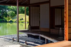 Lampa stojąca ogrodowa no. moon I - Czarna (650 mm) (9419) - Shilo