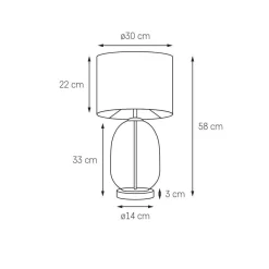 Lampa stojąca SALVADOR DYMNY (41044108) - KASPA