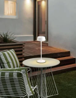 Lampa Stojąca zewnętrzna GILBERTO TABLE IP54 biała (AZ5334) - AZzardo