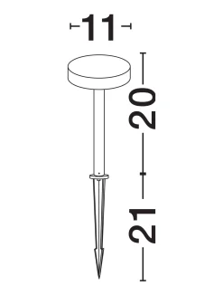 Lampa stojąca zewnętrzna NEIVA (LE73756) - Luces Exclusivas