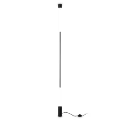 Lampa stojąco ścienna / Kinkiet FILO Czarny (FILO_AP_NERO) - Ideal Lux