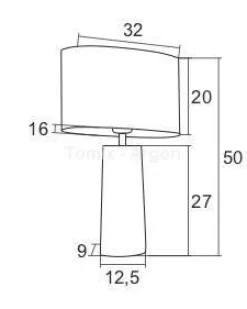 Lampa stołowa 1 pł. PRATO ARGON 3842