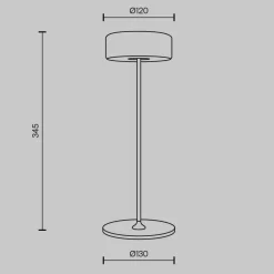 Lampa stołowa AI Collaboration (MOD229TL-L3G3K2) - Maytoni