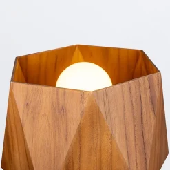 Lampa stołowa Angular (QN-ANGULAR-TL-TEAK) - Quintiesse
