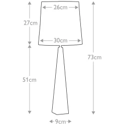 Lampa stołowa Ascent (ASCENT-TL-PN-BK) - Elstead Lighting