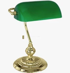 Lampa stołowa BANKER mosiężna (90967 - EGLO)