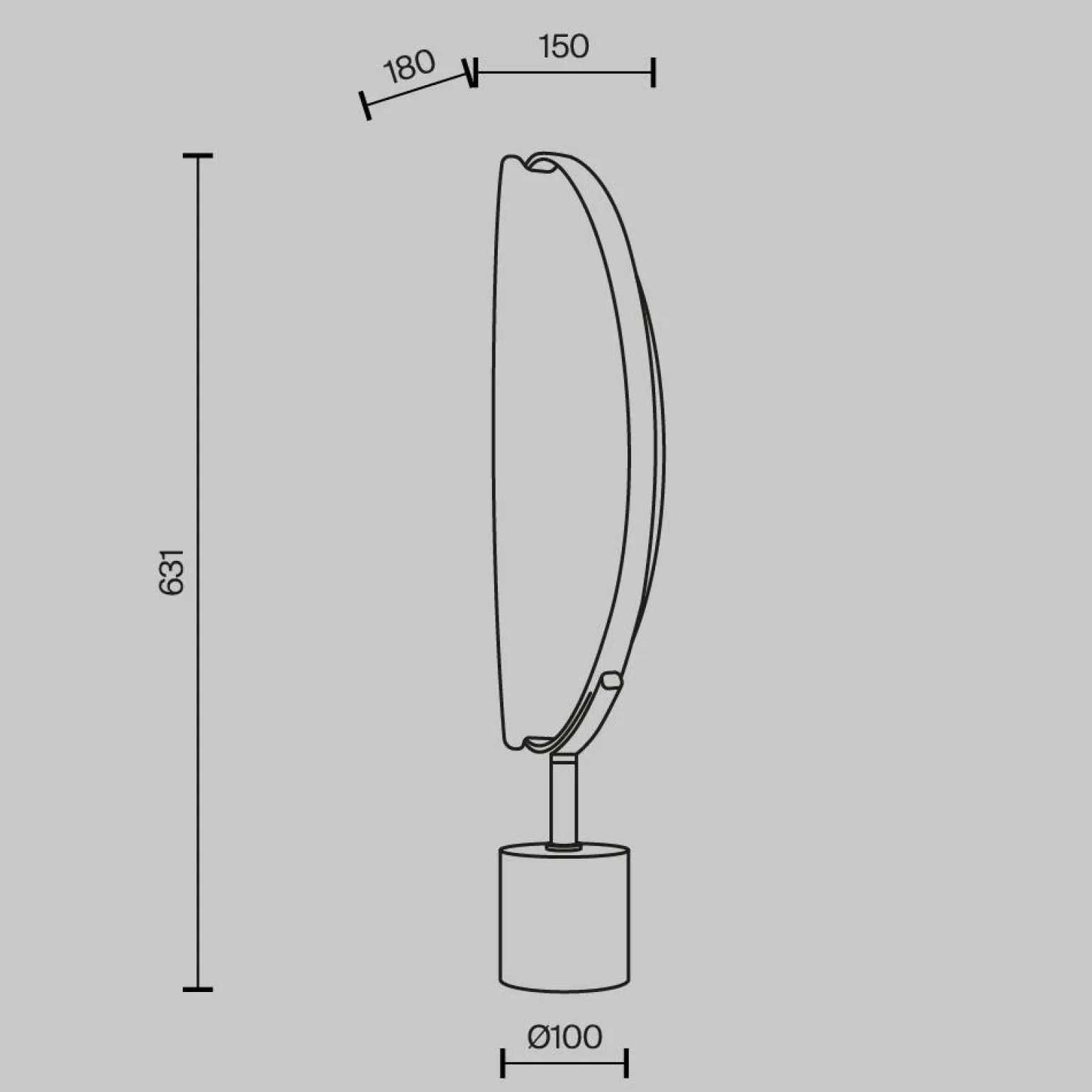 Lampa stołowa Breeze (MOD281TL-L15BS3K) - Maytoni