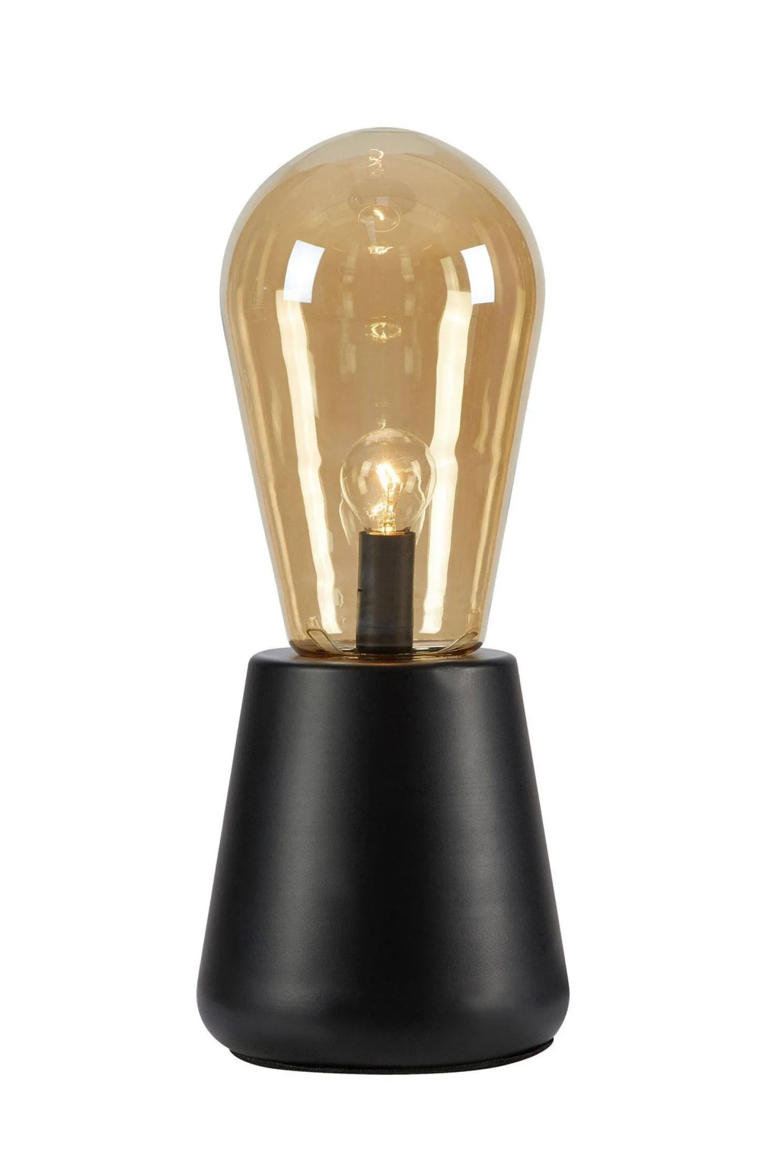 Lampa Stołowa BROOKE 1L Amber/Black (108416) - Markslojd