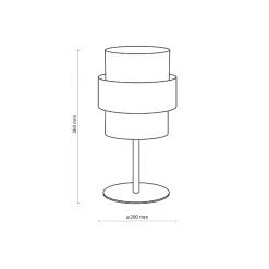 Lampa stołowa CALISTO JUTA (5404) - TK Lighting