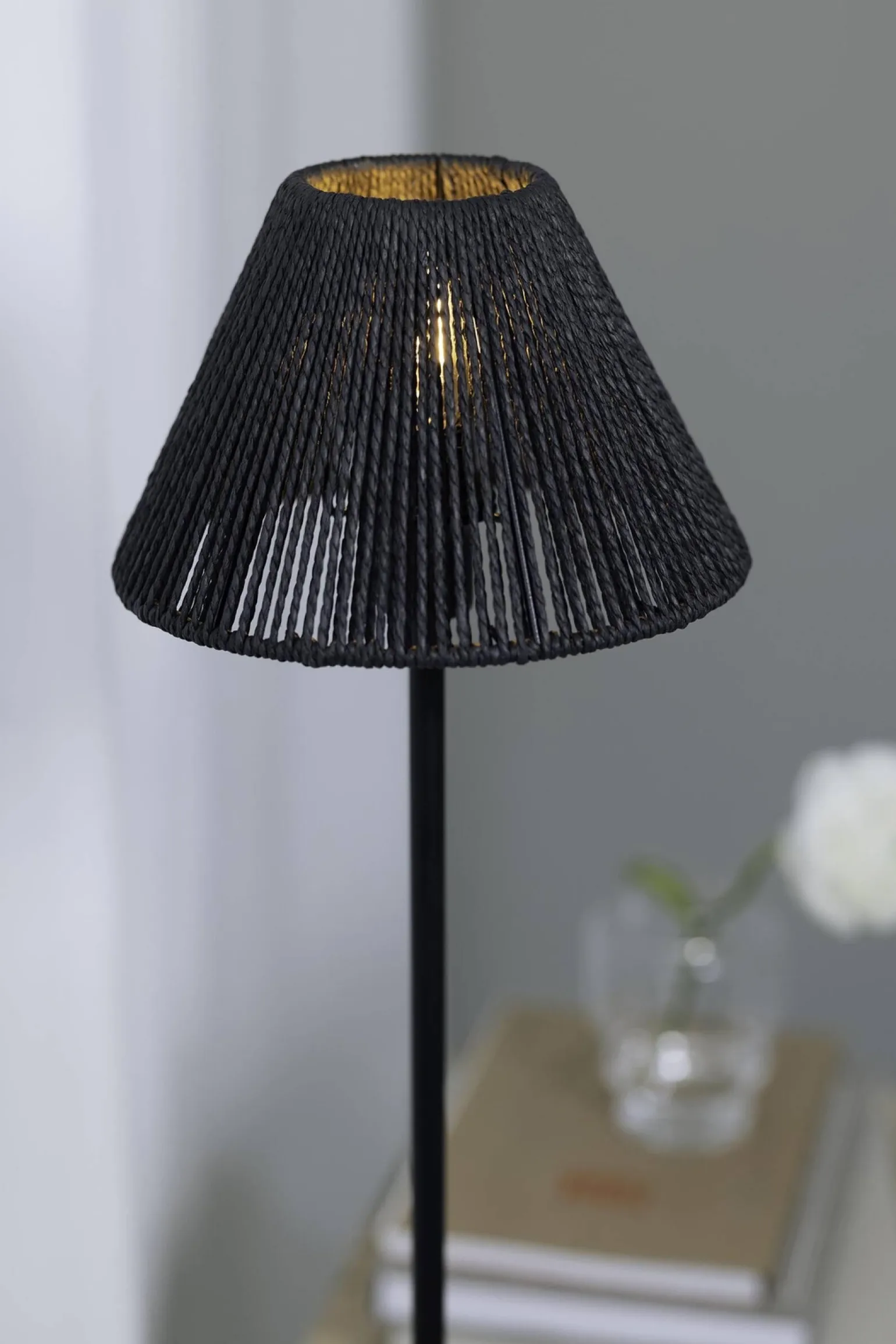 Lampa Stołowa CORDA 1L Black/Black (108446) - Markslojd