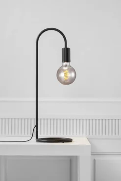 Lampa stołowa do dekoracyjnej żarówki PACO Nordlux E27 25W Metal Czarny