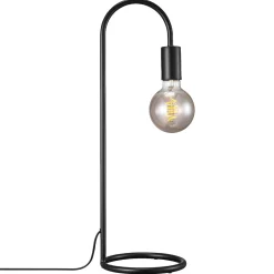 Lampa stołowa do dekoracyjnej żarówki PACO Nordlux E27 25W Metal Czarny