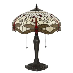 Lampa Stołowa Dragonfly beige (64085) Tiffany