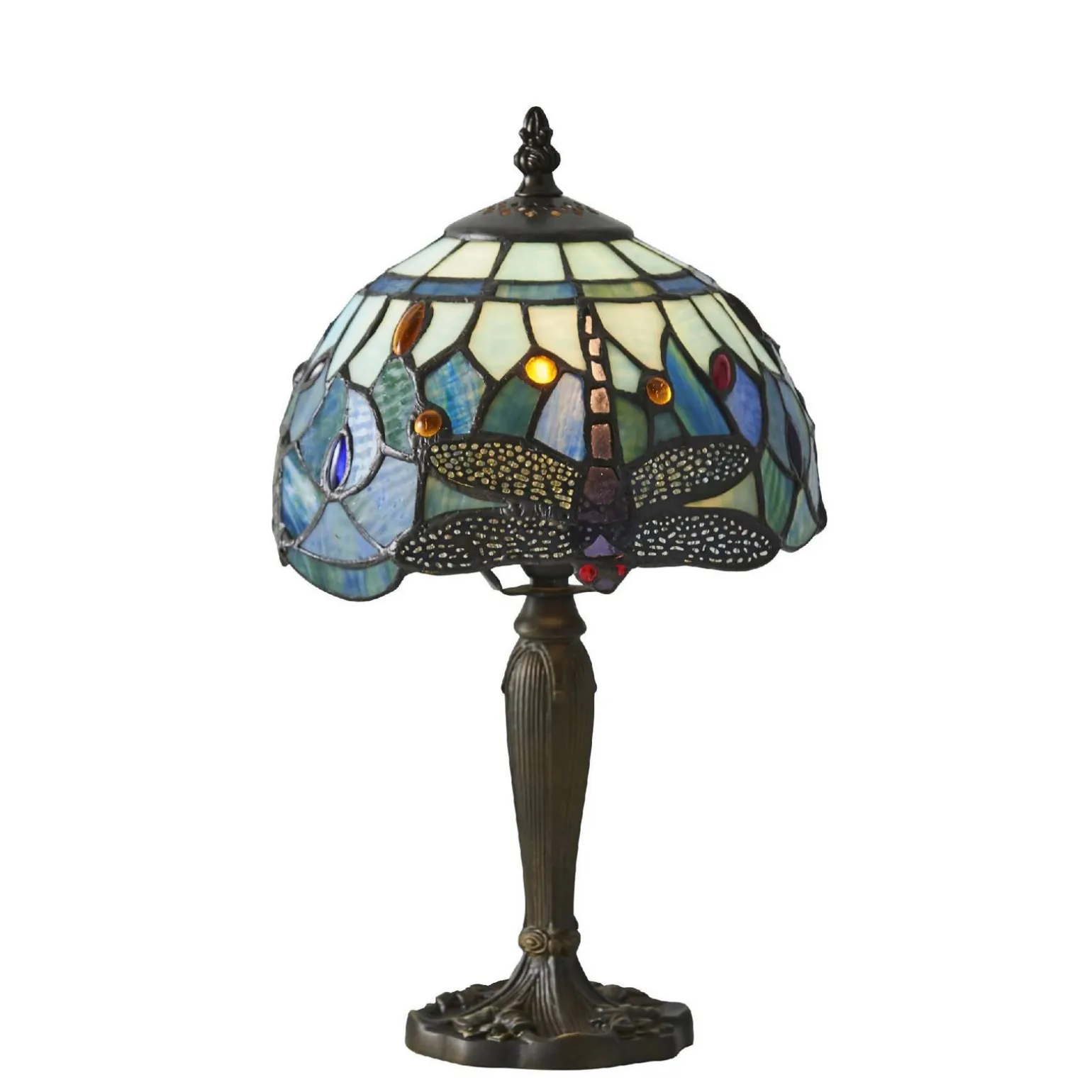Lampa Stołowa Dragonfly blue (64088) Tiffany
