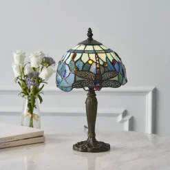 Lampa Stołowa Dragonfly blue (64088) Tiffany