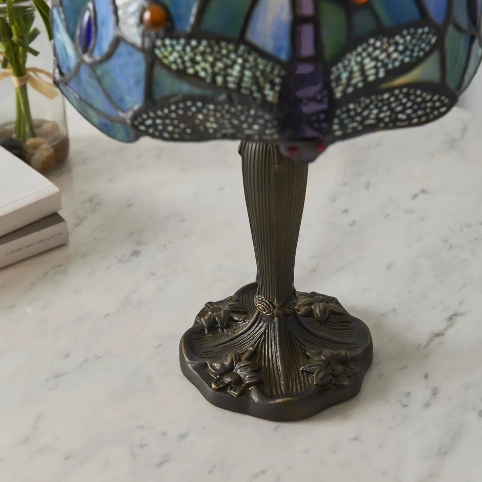 Lampa Stołowa Dragonfly blue (64088) Tiffany