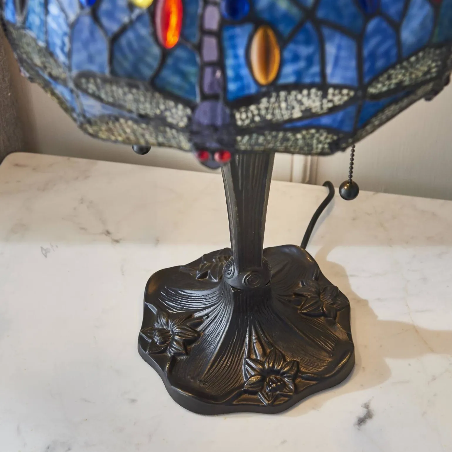 Lampa Stołowa Dragonfly blue (64090) Tiffany