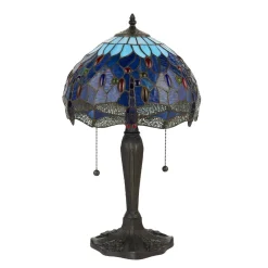 Lampa Stołowa Dragonfly blue (64090) Tiffany