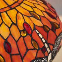 Lampa Stołowa Dragonfly flame (64093) Tiffany