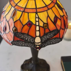 Lampa Stołowa Dragonfly flame (64091) Tiffany