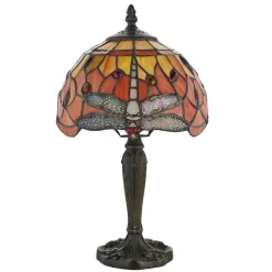 Lampa Stołowa Dragonfly flame (64091) Tiffany
