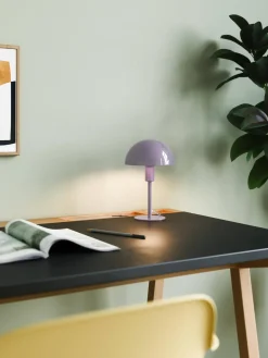 Lampa stołowa ELLEN Nordlux E14 40W Metal Fioletowy