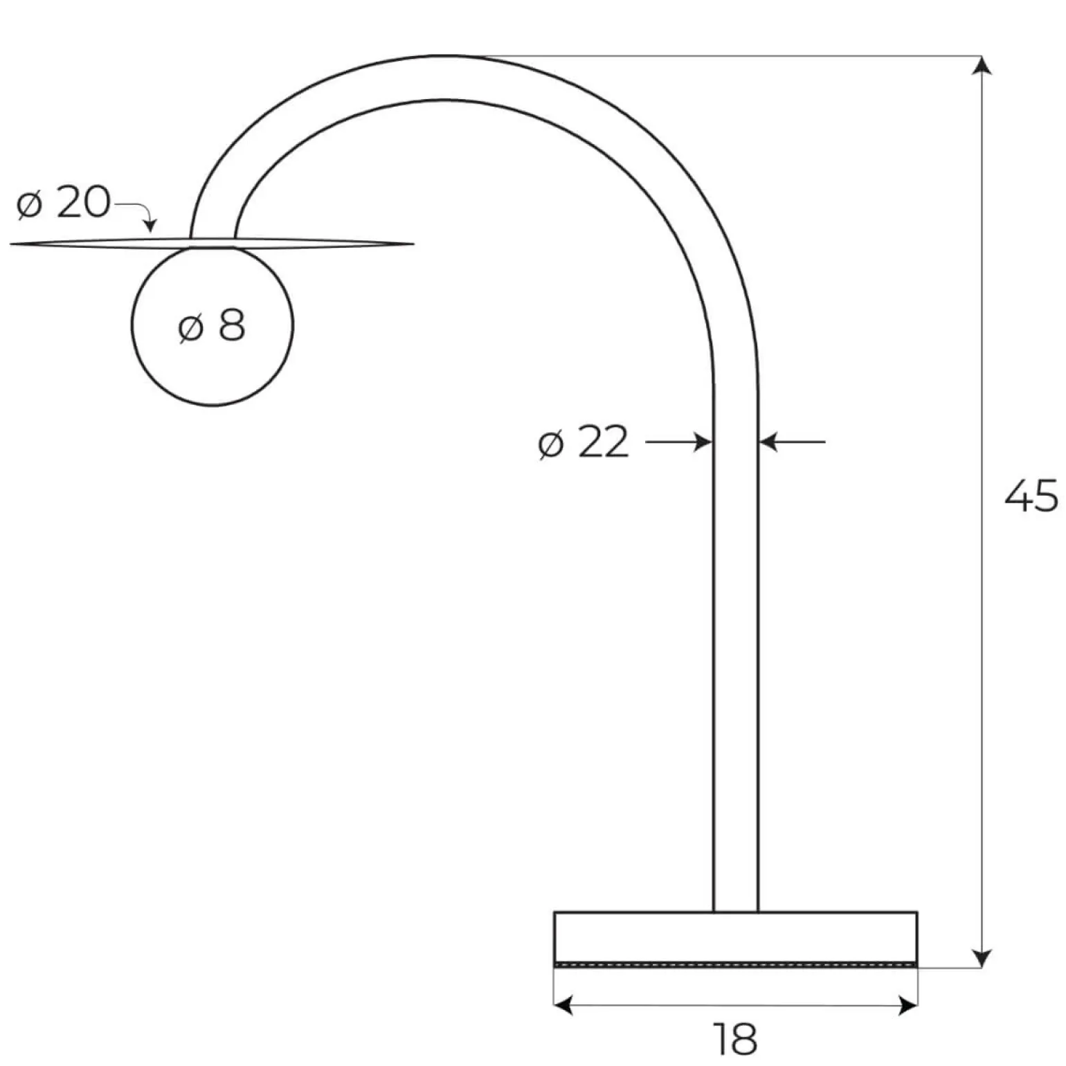 Lampa stołowa ENIGMA czerwona (T0060) - MAXLIGHT