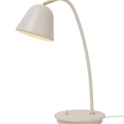 Lampa stołowa FLEUR Nordlux E14 15W Metal Beżowy