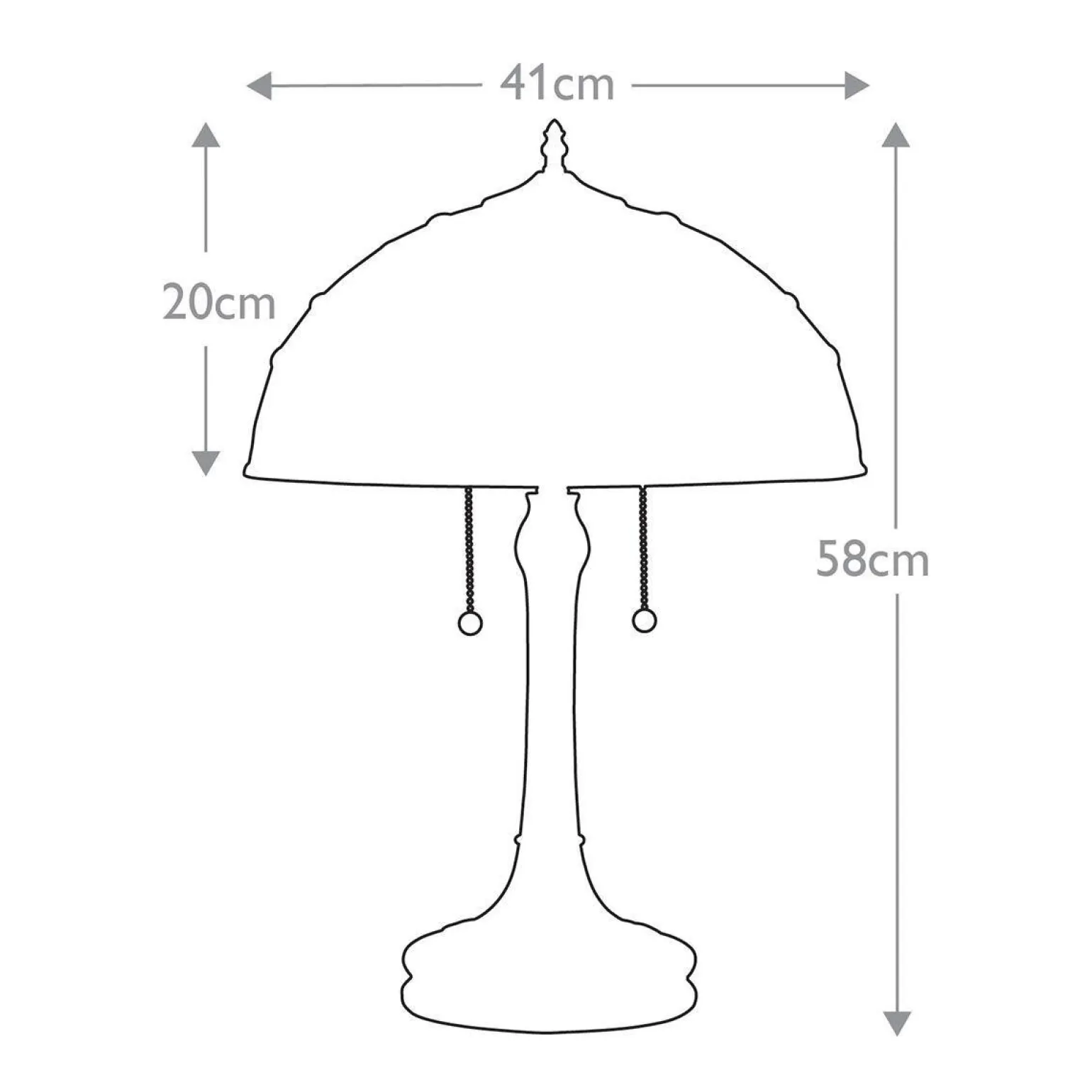 Lampa stołowa Kami (QZ-KAMI-TL) - Elstead Lighting