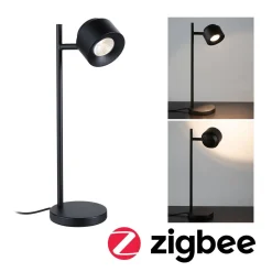 Lampa stołowa LED Smart Home Zigbee Puric Pane 2700K 400lm 4,5W czarna (PL79782) - PAULMANN
