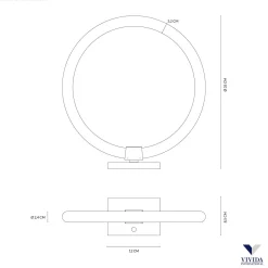 Lampa Stołowa LIGHT LINE (0089.40.CR DIM) - Vivida