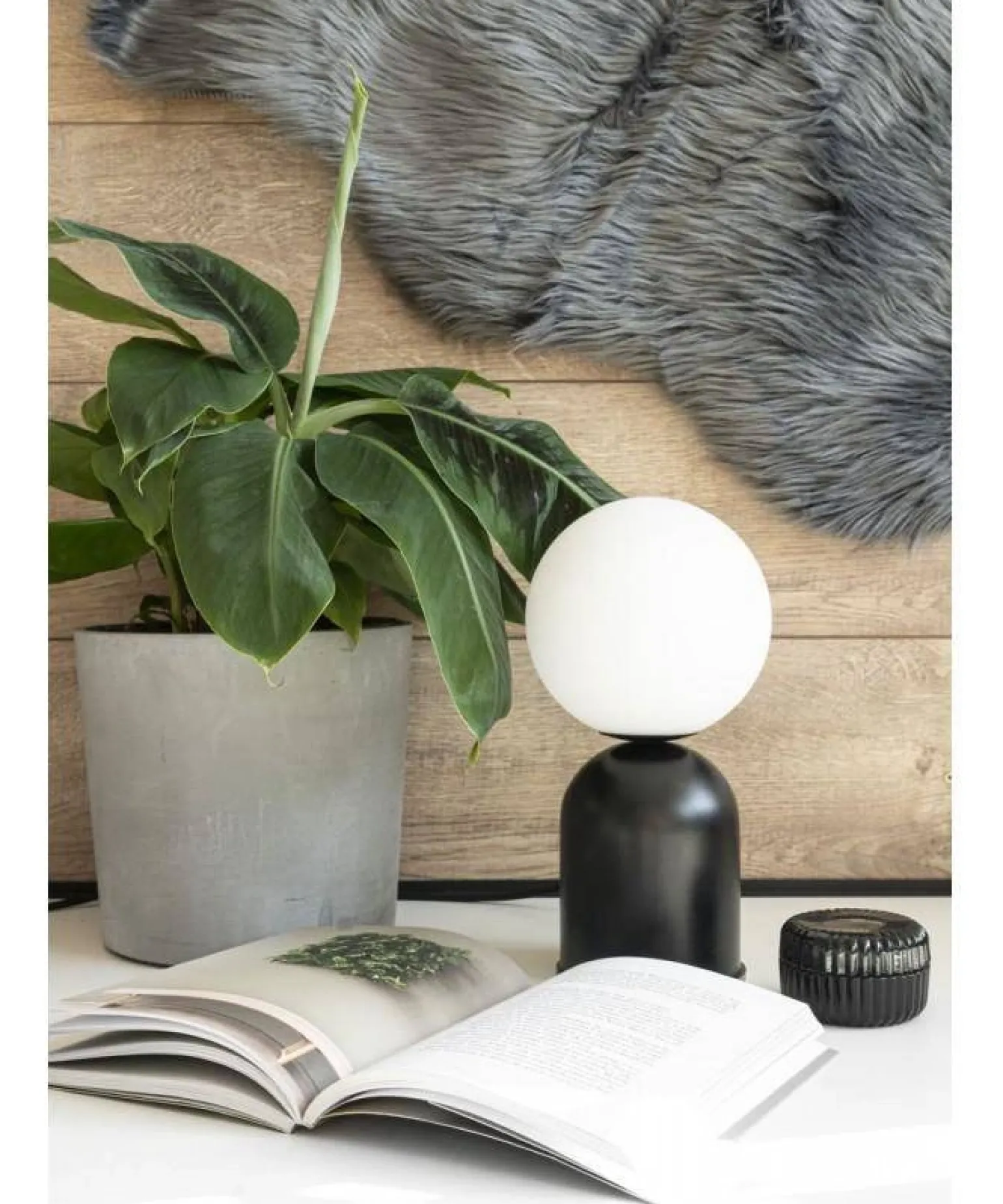 Lampa Stołowa LUOTI ST Kol. Czarny (LUS122P1) - Ummo