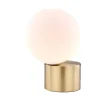 Lampa stołowa PARLA - Złoty podstawa, Biały klosz (MSE010300141) - MOOSEE