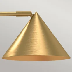 Lampa stołowa Remyck - 1 źródło światła - Szczotkowane złoto (ALM-REMYCK-TL-GD) - Elstead Lighting