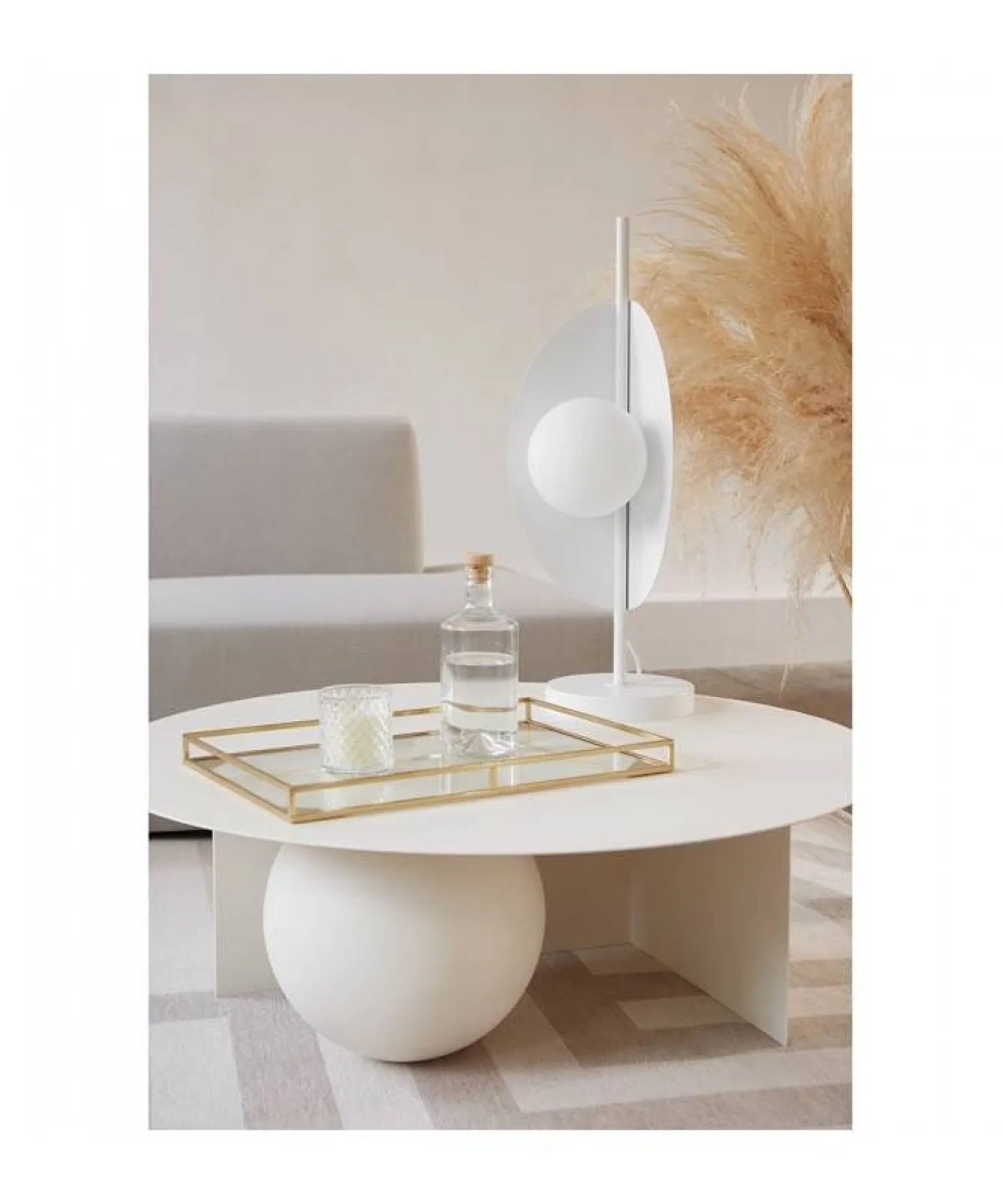 Lampa stołowa SALLO ST biała (SST111P1) - Ummo