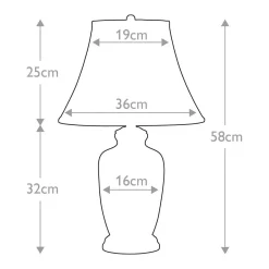 Lampa stołowa Silverthistle (SILVERTHISTLE-TL) - Elstead Lighting