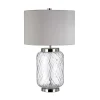 Lampa stołowa Sola - 1 źródło światła - Srebrny abażur (QN-SOLA-TL-S) - Quintiesse