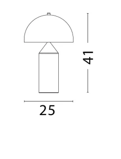 Lampa stołowa wewnętrzna ABABAY (LE44685) - Luces Exclusivas