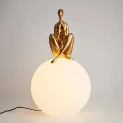 Lampa stołowa WOMAN-3 złota 35 cm (ST-6022-C gold) - Step into Design