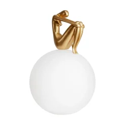 Lampa stołowa WOMAN-2 złota 35 cm (ST-6022-B gold) - Step into Design