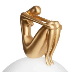 Lampa stołowa WOMAN-2 złota 35 cm (ST-6022-B gold) - Step into Design