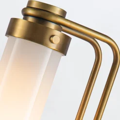 Lampa stołowa Wynwood - 1 źródło światła - Vintage mosiądz (QN-WYNWOOD-TL-VBS) - Quintiesse